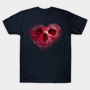 Skull Heart torn T-Shirt